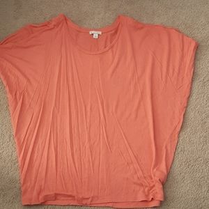Salmon colored shirt
